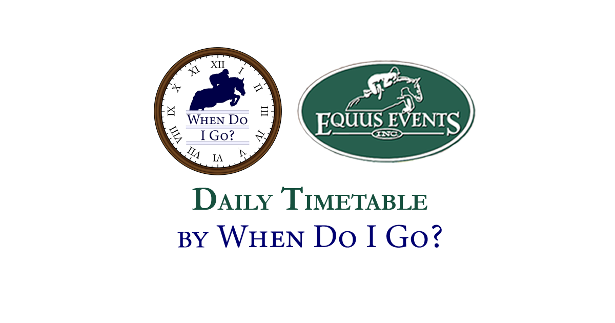 Thursday, November 7, 2024 Atlanta Fall Classic I Equus Events