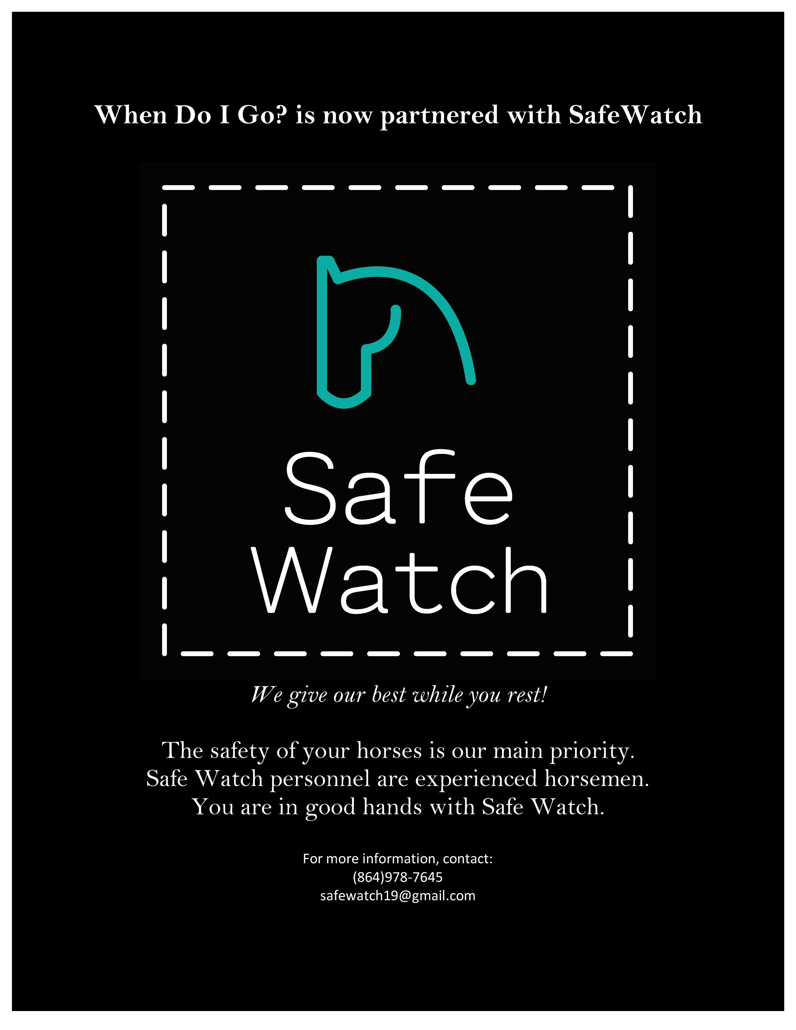 Safe Watch by When Do I Go